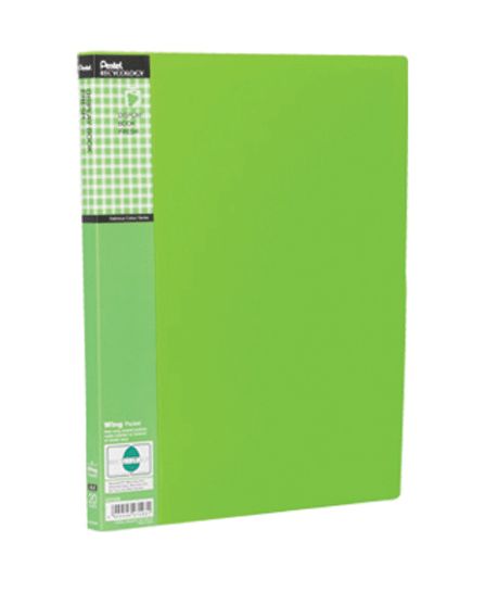 Pentel Recycology Display Book Fresh Green RRP 6.88 CLEARANCE XL 3.99